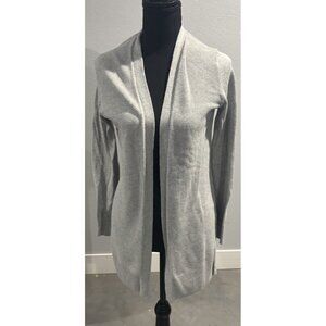Gap Open Front Gray Long Cardigan Size XS